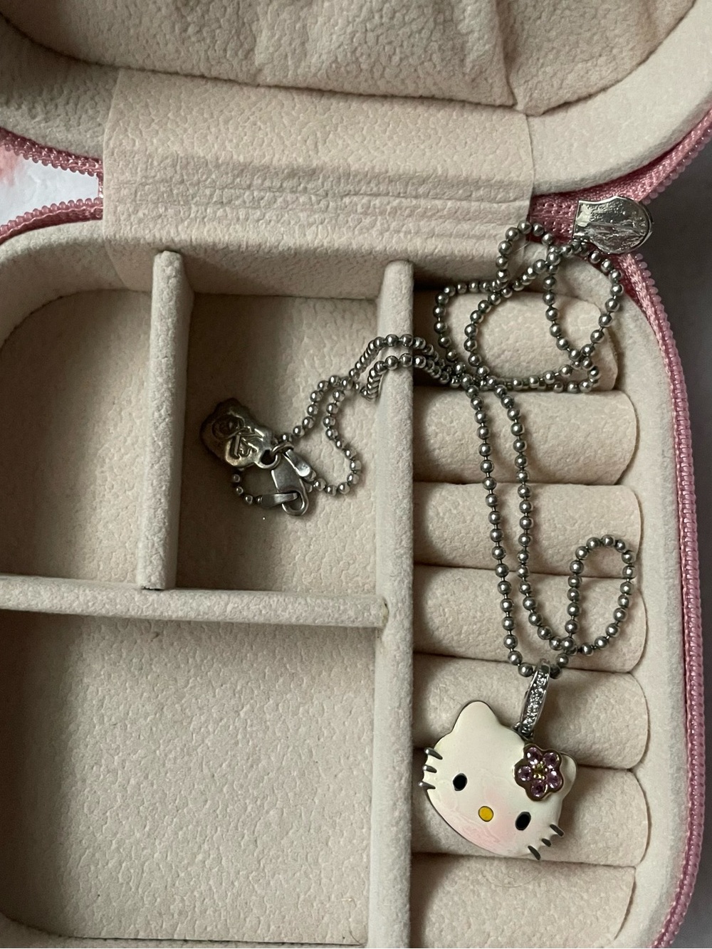 hello kitty and kimora lee simmons fine jewelry collab necklace, extremely rare💝